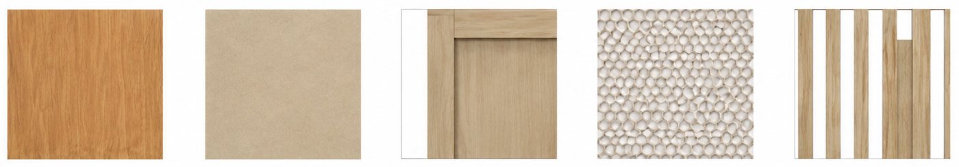 Composição de uma porta: lâmina, contracapa, quadro, enchimento e reforço